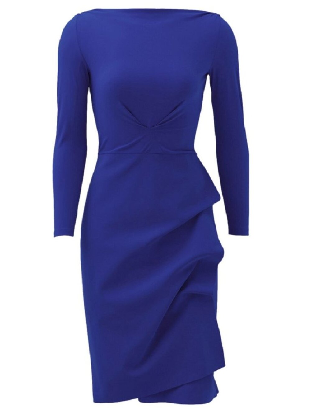 Chiara Boni La Petite Robe Cassandre Wrap-Effect Midi Dress Inchiostro Purple 44